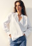 Loose-fit Blouse - White