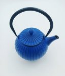Teapot Cast Iron Dark Blue 800ML