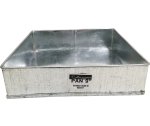 Galvanized Baking Pan 9& Square 5CM Height