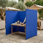 Gazebo Side Panels Outdoor Canopy Side Walls - Blue
