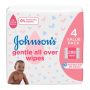 Johnsons Baby Gentle All Over Wipes Pack Of 288 Wipes