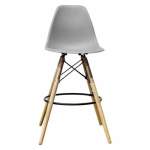 Smte Gof Furniture Kim Bar Stool Grey With Keychain