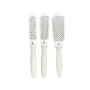 Lustra Ionic Thermal Styler Brush - White 20 + 25 + 32MM Trio