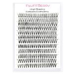 Fluffberry Eyelash Clusters Individual Lashes Extension 240 Pcs C Curl Large Tray Volume Mink Under Diy Kit At Home 30P-0.07-D-1
