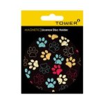 Paw Prints - Magnetic License Disc Holder