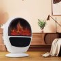 Portable MINI Electric Fan Heater With Simulated Flame