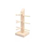 Natural Wood 3-TIER Glasses Display