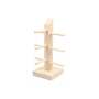 Natural Wood 3-TIER Glasses Display