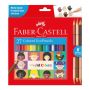 Faber-Castell World Colours Eco Wood Pencils With Blendable Skin Tones 27'S Assorted