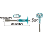Totai Total Cold Chisel 19MM With Hand Protector