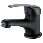 Pura Basin Mixer Single Lever Matt Black