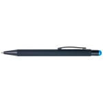 Matte BP8477 - Black Coated Ballpoint Pen Light-blue Std