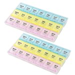21 Compartment Pill Box