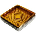 Foil Container Big Square 19 X 19 X 2 Pack Of 10