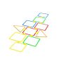 Hopscotch Games Set Plastic Rings Jumping Games Interactive Family Games