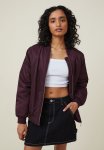 Cotton On The Bomber Jacket - Alumni Malve