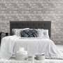 Kansas Headboard - Single / Light Grey