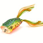 1PC Artificial Floating Popper Fishing Lure Bionic Thunder Frog Plastic Soft Bait Fishing Tackle Accessories