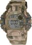 Mens Multifunction Outdoor Wrist Watch With Camouflage Face And Strap