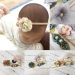 Set Of 3 Nude Set Of Headbands Beige Rose Set - The Purple Lovey