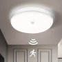 1PC Flush Mount Ceiling Light Motion Sensor 6000K Motion Sensor LED Ceiling Light Fixture Waterproof Ceiling Light Low Profile Sensor Light For Indoor Outdoor