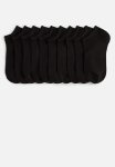 10-PACK Trainer Socks - Black