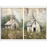 Tear Resistant Deco Print Spring Chapel