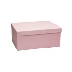 Gift Box Rect. Bows Pink Size 6 285X210X120MM