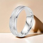 Titanium Steel Ring For Women Elegant Leisure Style Suitable For Women Daily Wear Ring