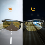1PC Polarized Transition Lens Glasses For Men Ideal For Driving Color-changing With No Glasses Case Perfect For Gifting