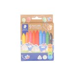 Wax Crayons Assorted Chubby Pack Of 9