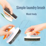 1PC Laundry Brush & Shoe Brush For Restaurant Deep Clean & Stain Removal Multi-use Durable Ergonomic Enhanced Cleanliness Fabric
