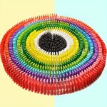 100PCS Wooden Dominoes Puzzle Toys Exercise Concentration Intelligence Building Blocks Cultivate Patience Brain Toys Early Educa