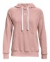 Women's Ua Rival Fleece Hb Hoodie - Retro Pink / XL