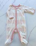 GAP Baby Pink And White Onesie 3 6M