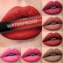 1pc Waterproof Matte Lipstick Vivid Lip Color Smudge-Proof & Long-Lasting Makeup & Cosmetics
