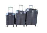 Smte 3-PIECE Travel 28-INCH Luggage Suitcase Set Stylis Brown With Keychain