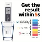 Accurately Test Your Water Quality With This Digital Water Tester - 4 Modes For Drinking Water Aquariums & More