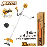 Ingco 40V Ps Lithium-ion String Trimmer & Brush Cutter