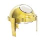 Round Roll Top Chafing Dish With Window