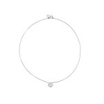 Miller Pav Logo Delicate Necklace – Silver