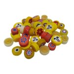 Millefiori Mosaic Glass Yellow And Orange Mix 250G