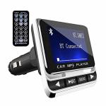 Bluetooth Fm Transmitter For Car Wireless Car Radio Adapter Handsfree Auto Kit With Remote Control MP3 Music Player Support USB