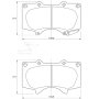 Toyota Kbc Brake Pads Front For Mitsubishi - Spares Direct