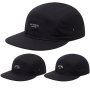 Retro Cool Versatile Trendy Five Pieces Cap Youth Hip Hop Snapback Black Hat