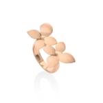 Twin Bloom Ring - 18KT Rose Gold Vermeil