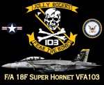 FA-18F Super Hornet VFA-103 Mouse Pad