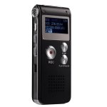 64GB Digital Voice Recorder – Rechargeable Ultra-slim & High-capacity Audio Recorder