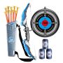 Light Bow And Arrow Set For Kid With 10 Suction Cup Arrows 4 Target Quiver