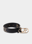 Sissy Boy Womens Main Girl Stud Belt In Black And Gold - Black L